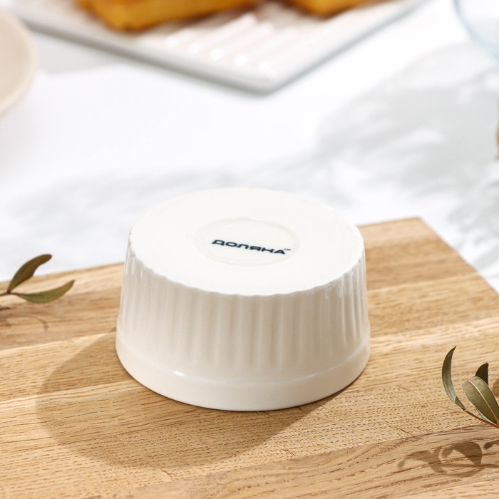 Рамекин из жаропрочной керамики Доляна «Классика», 140 мл, 7,5×3,5 см, цвет белый Рамекин из жаропрочной керамики Доляна «Классика», 140 мл, 7,5×3,5 см, цвет белый