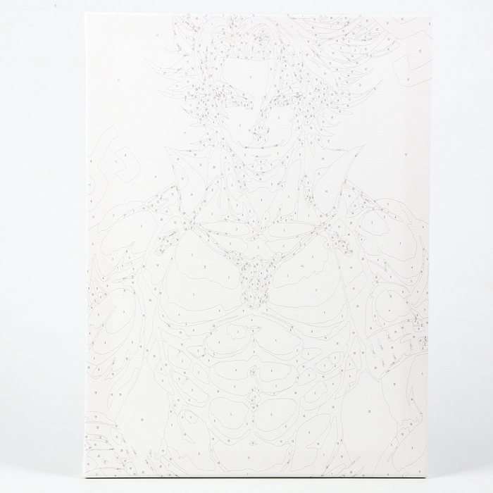 Картина по номерам с подрамником &laquo;Накаченный парень&raquo;, 30 х 40 см