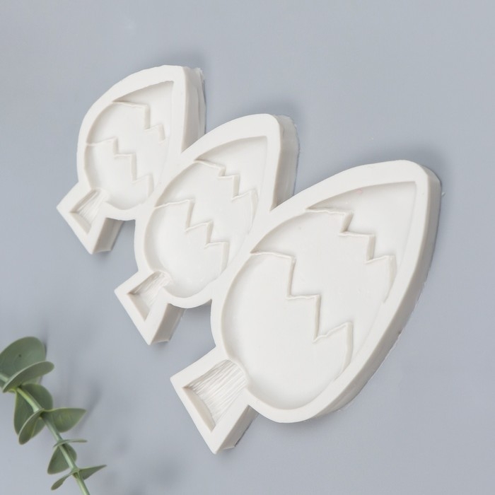 Молд силикон Молд силикон "Три дерева" изделия - 6,5х3,6 8х3,6 11,1х5 см 3 предмета 11,7х13,2 см