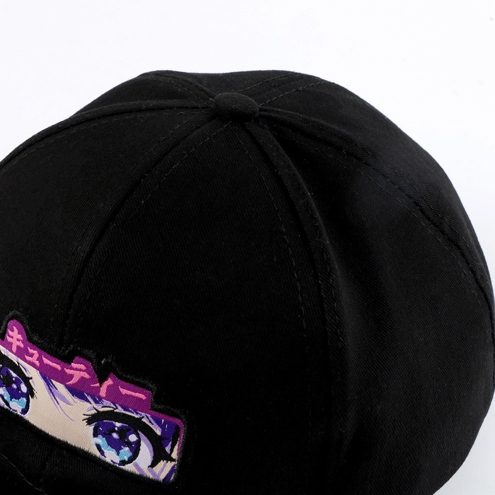 Кепка детская для девочки &laquo;Глаза&raquo;,аниме, р-р 52-54, 5-7 лет