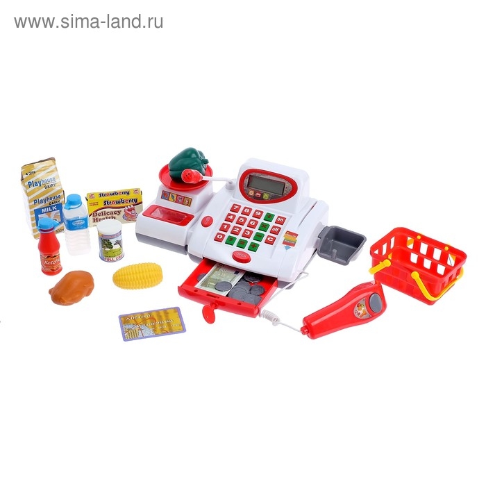 Касса &laquo;Продуктовый магазинчик&raquo; с корзинкой