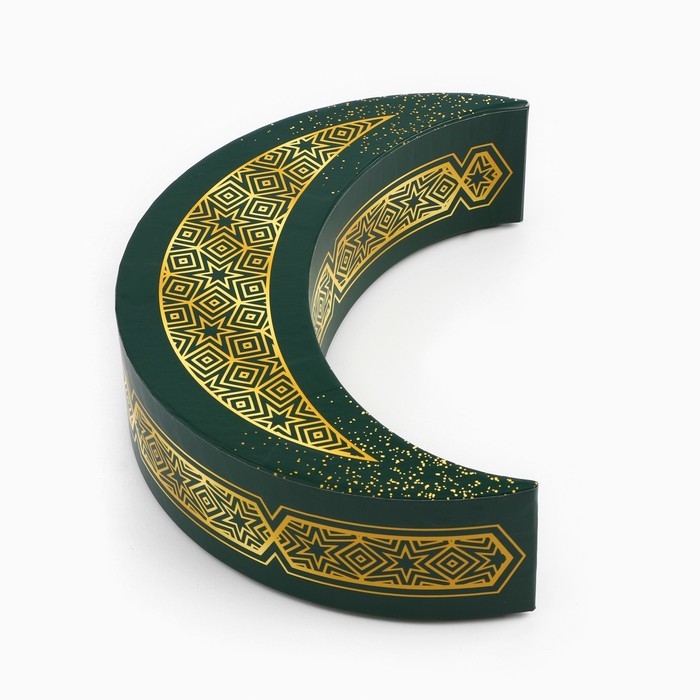 Коробка из переплетного картона «Полумесяц», Рамадан, 15 х 23 х 6 см Коробка из переплетного картона «Полумесяц», Рамадан, 15 х 23 х 6 см