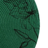 Салфетка сервировочная, плейсмат «Цветы», d=38 см Салфетка сервировочная, плейсмат «Цветы», d=38 см