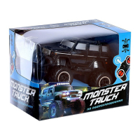 Машина радиоуправляемая &laquo;Внедорожник&raquo;, работает от батареек, цвет чёрный