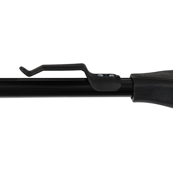 Подсачник складной телескопический П-28, усиленный, 205 см, треугольный обод 50 см, черный