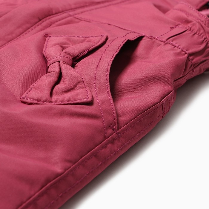 Полукомбинезон утеплённый для девочек, цвет фуксия, рост 104 см Полукомбинезон утеплённый для девочек, цвет фуксия, рост 104 см