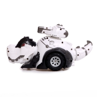 Робот динозавр «Пультовод» ZHORYA, программируемый, на пульте управления, интерактивный: свет, звук, на аккумуляторе, на русском языке, белый Робот динозавр «Пультовод» ZHORYA, программируемый, на пульте управления, интерактивный: свет, звук, на аккумуляторе, на русском языке, белый