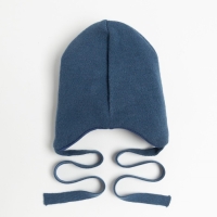 Шапка для мальчика , цвет индиго, размер 42-46