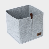 Корзина для хранения Eva Elegance, 28&times;28&times;24 см, цвет серый