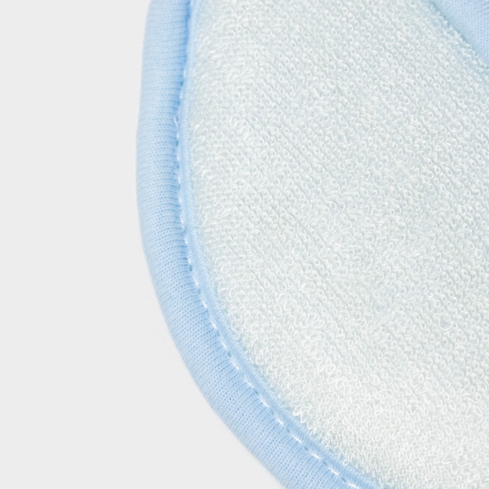 Мочалка варежка детская Доляна «Мишка», для купания, 16 см, голубая Мочалка варежка детская Доляна «Мишка», для купания, 16 см, голубая