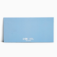 Конверт для денег подарочный &laquo;Счастливого года&raquo;, домик, софт тач, тиснение, 19 х 9.2 см, Новый год