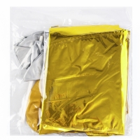 Набор шаров &laquo;Надувные собаки&raquo;, золото, серебро, латекс, фольга, 12 шт.