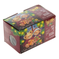 Гирлянда &laquo;Нить&raquo; 10 м с насадками &laquo;Игла&raquo;, IP20, прозрачная нить, 100 LED, свечение жёлтое, 8 режимов, 220 В