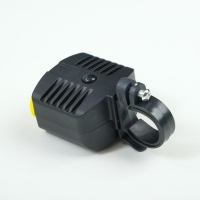 Фонарь велосипедный передний, водонепроницаемый, 2 диода, 1 режим,  3ААА