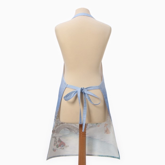 Фартук Этель "Рождественский вечер" 60х70 см, 100% хлопок, саржа 190 г/м2