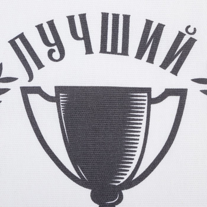 Полотенце кухонное Доляна &laquo;Лучший муж&raquo;, 35х60 см, 100% хлопок, 160г/м2