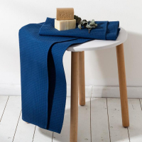 Полотенце вафельное Этель 70*140 см. цв.джинс, 100% хл, пл 240 г/м2 Полотенце вафельное Этель 70*140 см. цв.джинс, 100% хл, пл 240 г/м2