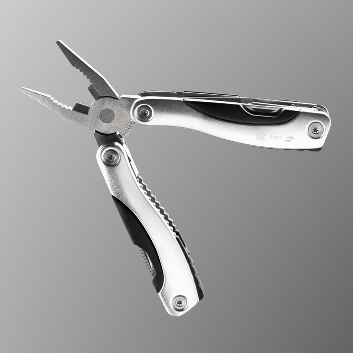 Мультитул Stinger с нейлоновым чехлом, 15 функций, сталь, алюминий, серебристый Мультитул Stinger с нейлоновым чехлом, 15 функций, сталь, алюминий, серебристый