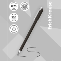 Ручка гелевая ErichKrause G-Reed Stick Classic, узел 0.38 мм, чернила чёрные, длина линии письма 900 метров Ручка гелевая ErichKrause G-Reed Stick Classic, узел 0.38 мм, чернила чёрные, длина линии письма 900 метров
