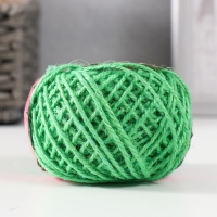 Пряжа 100% джут "Softino Jute Colored" 50м &plusmn;2м мятный 50 гр