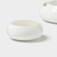 Набор салатников Magistro OliveQueen, 3 шт: 1500/800/450 мл, фарфор, белый