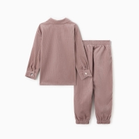 Костюм детский KAFTAN "Velvet", р. 34 (122-128), пыльно-розовый