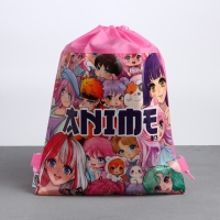 Мешок для обуви «Мир аниме» полиэстер, размер 30 х 40 см Мешок для обуви «Мир аниме» полиэстер, размер 30 х 40 см