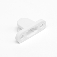 Ограничитель открывания окна ТУНДРА, пластиковый, L=165 мм, белый, 1 шт.