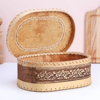 Батонница &laquo;Собор&raquo;, 30&times;18&times;10 см, береста