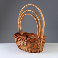 Набор корзин, 3 шт, 20×25×10/30, 17×22×9/28, 12×18×7/26 см, ротанг Набор корзин, 3 шт, 20×25×10/30, 17×22×9/28, 12×18×7/26 см, ротанг