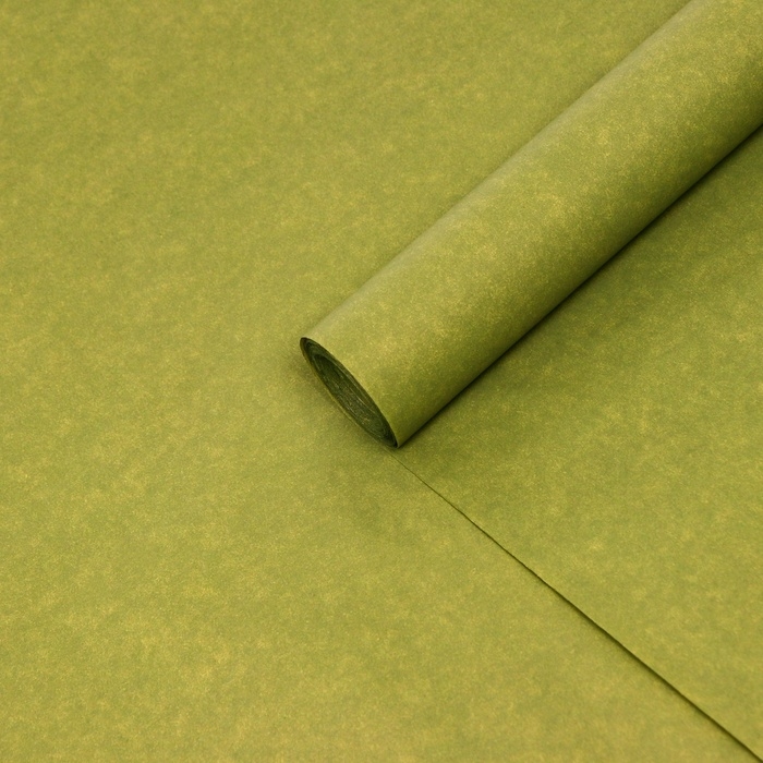 Пергамент флористический Пергамент флористический "Хаки" 0,6 х 10 м, 52 г/м2