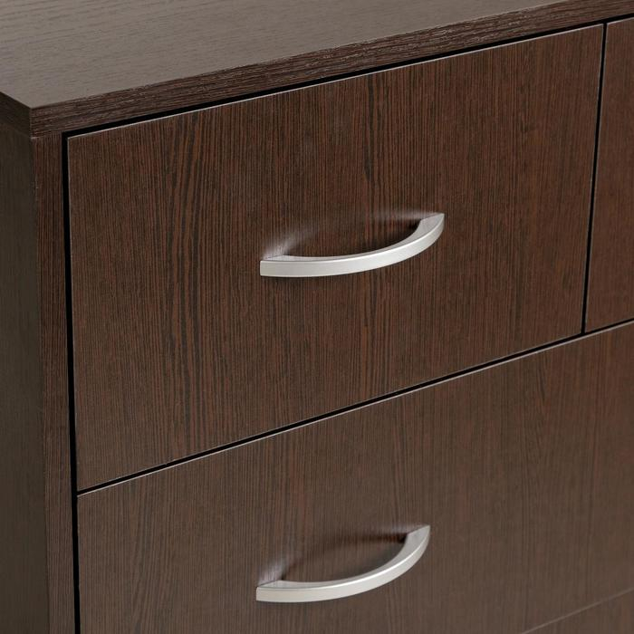 Комод 5 ящиков с дверью 1100х480х900 Венге темный Комод 5 ящиков с дверью 1100х480х900 Венге темный