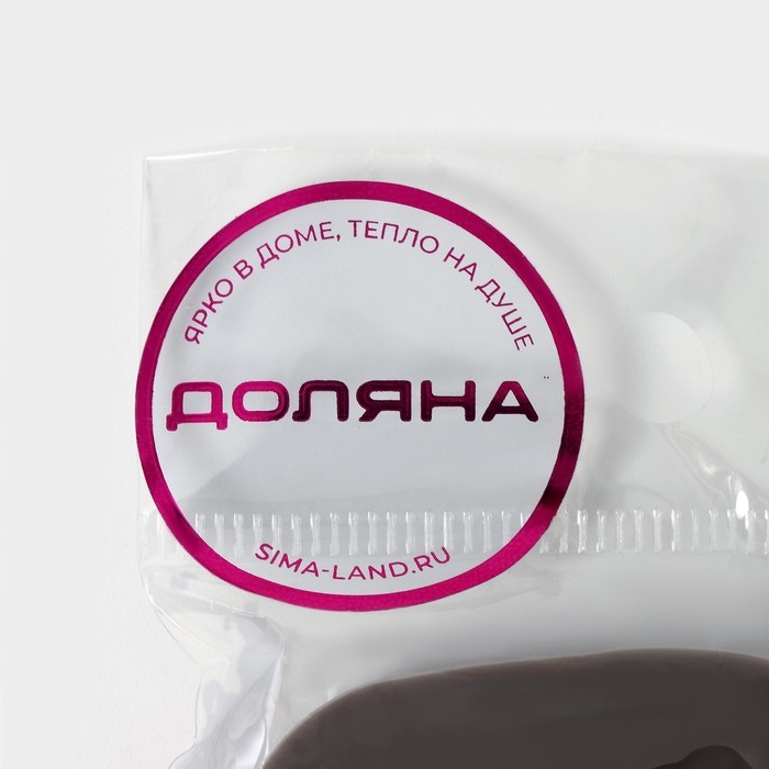 Молд Доляна &laquo;Розочки&raquo;, силикон, 6,5&times;4,5&times;0,9 см, цвет серый