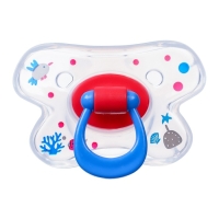 Соска - пустышка силиконовая ортодонтическая, от 12 мес., с колпачком + держатель «Зайка», цвет синий Соска - пустышка силиконовая ортодонтическая, от 12 мес., с колпачком + держатель «Зайка», цвет синий