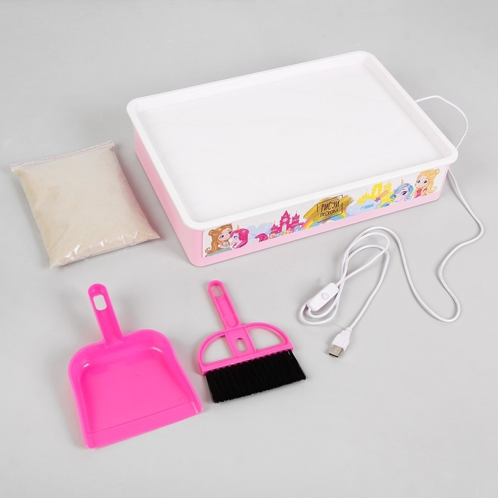 Планшет для рисования песком «Замок принцессы», мод. Tb-01 Планшет для рисования песком «Замок принцессы», мод. Tb-01