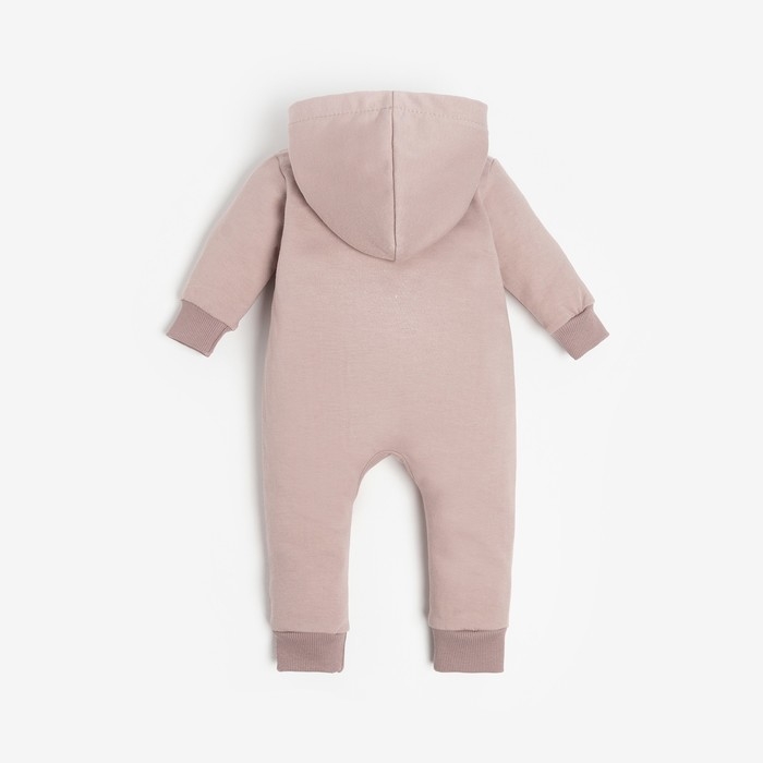 Комбинезон с капюшоном Крошка Я &laquo;Киса&raquo;, рост 80-86 см, цвет лиловый