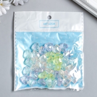 Бусины для творчества пластик "Сердечки с гранями" набор 25 гр МИКС 1х1,2х0,6 см Бусины для творчества пластик "Сердечки с гранями" набор 25 гр МИКС 1х1,2х0,6 см