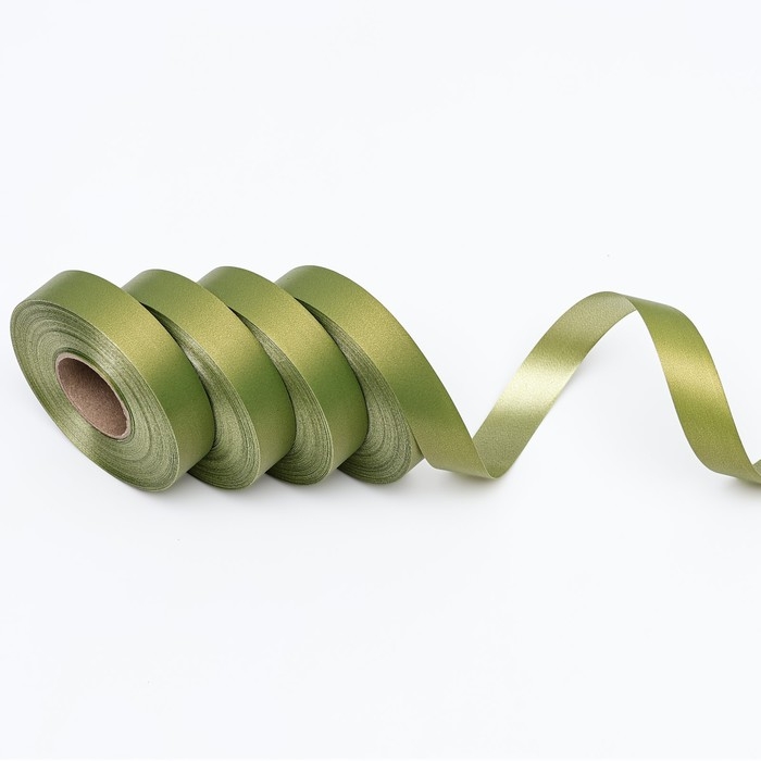 Лента полипропиленовая Лента полипропиленовая "Matte" для декора и подарков, хаки, 2 см х 50 м