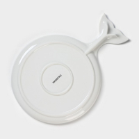 Блюдо фарфоровое сервировочное Magistro &laquo;Рыбка Бланш&raquo;, 28&times;20 см, цвет белый