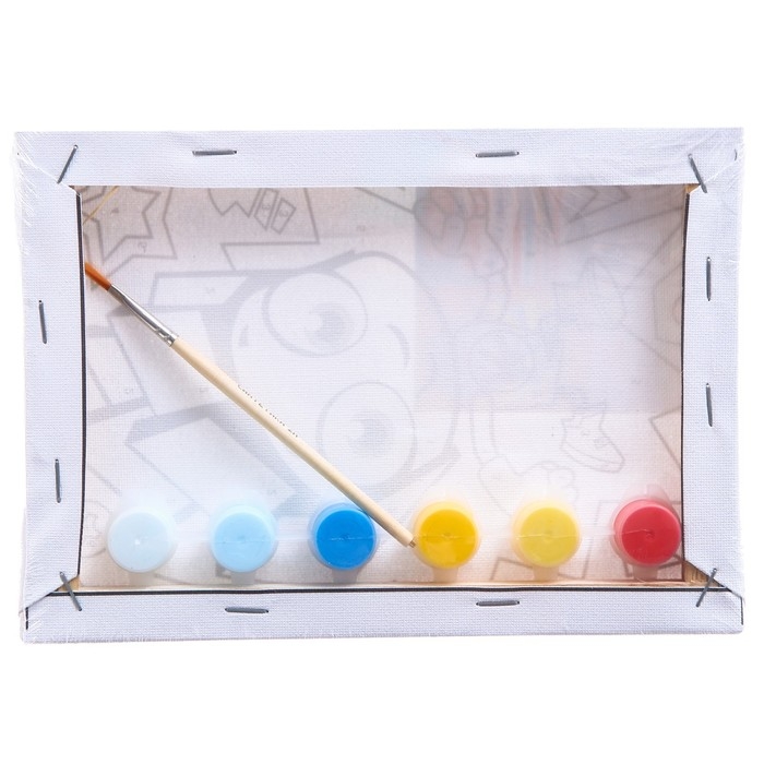 Картина по номерам для детей "Нолик" 21х15 см, Фиксики