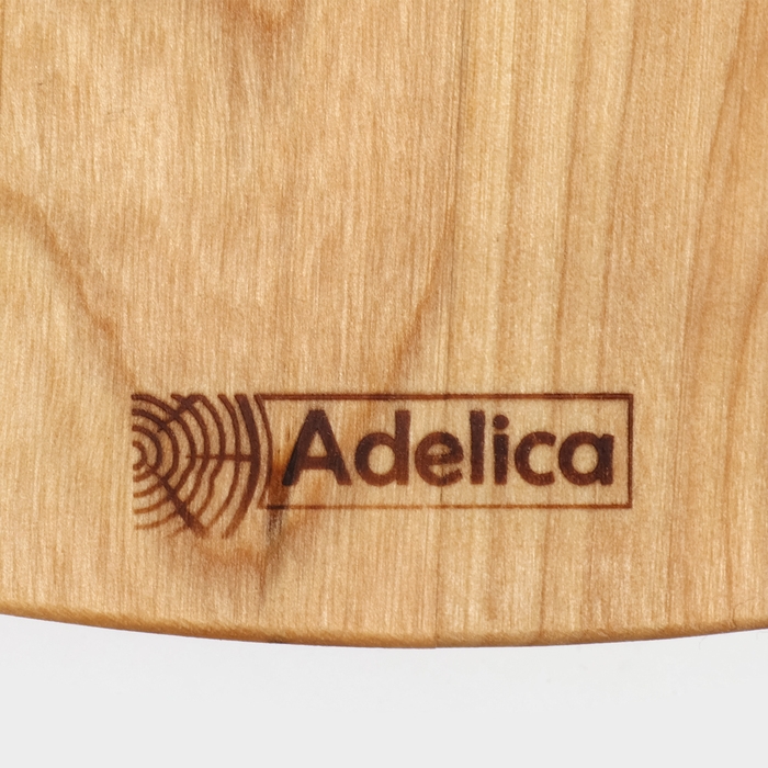 Менажница деревянная глубокая Adelica, 2 секции, береза, 15&times;15&times;4 см