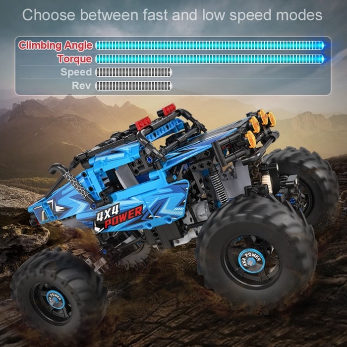 Конструктор радиоуправляемый «Монстртрак», 699 деталей Конструктор радиоуправляемый «Монстртрак», 699 деталей