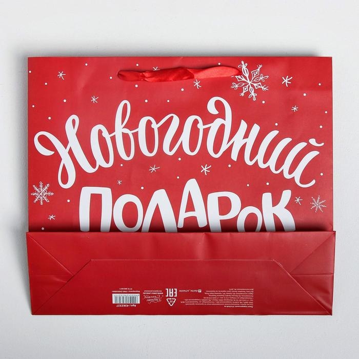 Пакет &laquo;Новогодний подарок&raquo;, ML 23 х 27 х 11,5 см, Новый год