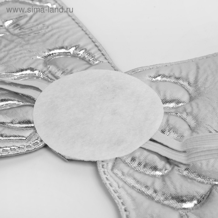 Карнавальные крылья &laquo;Ангелочек&raquo;, для детей, цвет серебристый