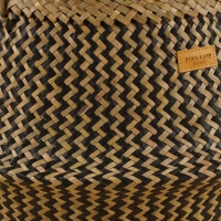 Корзина для белья плетеная круглая SL Home &laquo;Сорренто&raquo;, камыш, 35&times;45 см