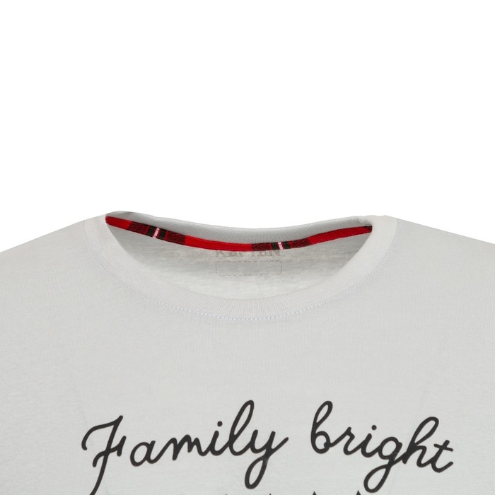 Пижама мужские KAFTAN Пижама мужские KAFTAN "X-mas", цвет белый/красный, размер 56