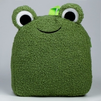 Рюкзак детский для девочки &laquo;Лягушка&raquo;, плюшевый