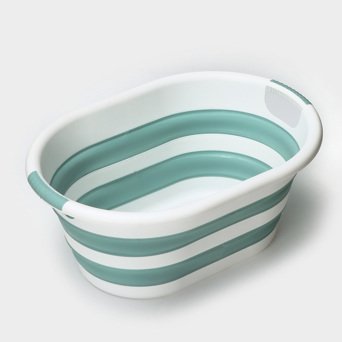 Таз складной &laquo;Флекс&raquo;, 25 л, 54&times;38.5&times;7 см, цвет морская волна