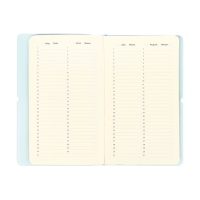 Планинг карманный недатированный, 80 листов, 100х170 мм, deVENTE.Jane, мягкая обложка ПВХ, на резинке, перфорация, ляссе, блок 70%, голубой Планинг карманный недатированный, 80 листов, 100х170 мм, deVENTE.Jane, мягкая обложка ПВХ, на резинке, перфорация, ляссе, блок 70%, голубой