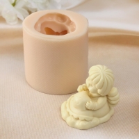 Молд силиконовый "Ангел со звездой" 4,5х5х5,5 см